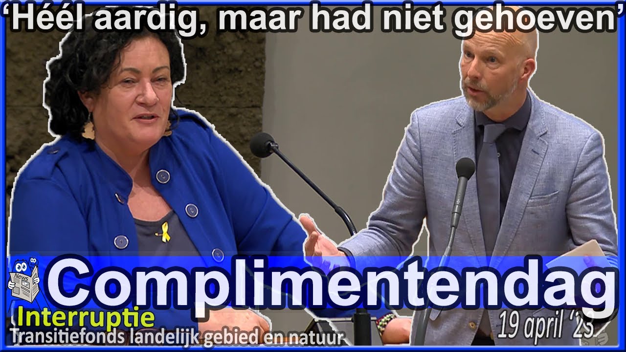 Tjeerd de Groot complimenteert Caroline van der Plas 'Had niet gehoeven