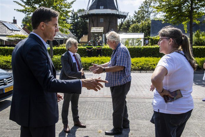 Mark Rutte Loppersum Groningen